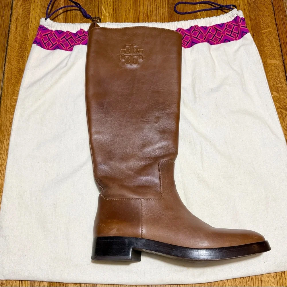 🤎 Tory Burch “The Riding Boot” – Size 9 – EUC